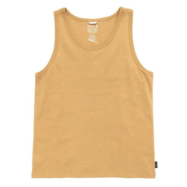 GOHEMP ゴーヘンプ｜FINEDAY TANK TOP (ハニーイエロー)(シンプルなタンクトップ)