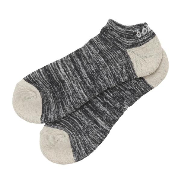 GOHEMP ゴーヘンプ｜PANEL PILE ANKLE SOCKS 26 (ブラック)(パイル アンクルソックス)