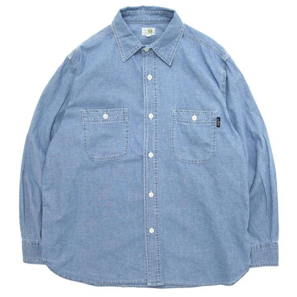 GOHEMP ゴーヘンプ｜WORK ON SHIRTS CHAMBRAY(ユーズドウォッシュ)(ヴィンテージワークな佇まいのシャツ)