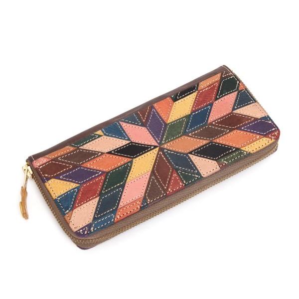 Nasngwam ナスングワム｜ZIP LONESTAR WALLET (マルチ)(パッチワーク
