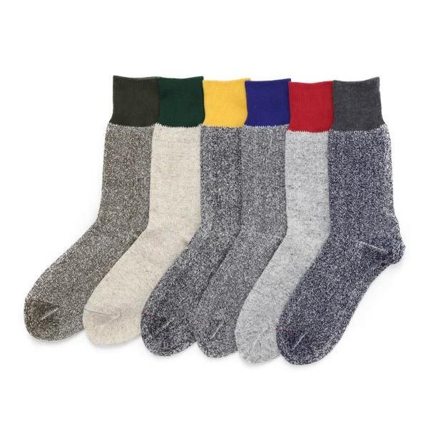 ROTOTO ���g�g�bDOUBLE FACE SOCKS SILK&amp;COTTON (�N���[�\�b�N�X �V���N)