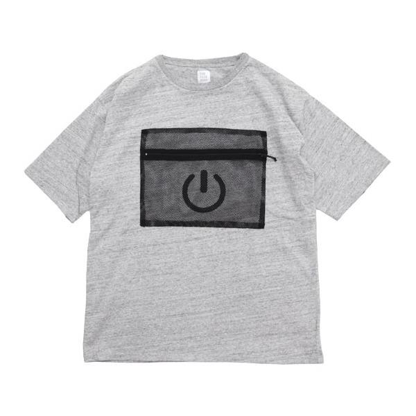 THE PARK SHOP �U �p�[�N�V���b�v�bGADGET POCKET TEE (�O���C)(T�V���c)