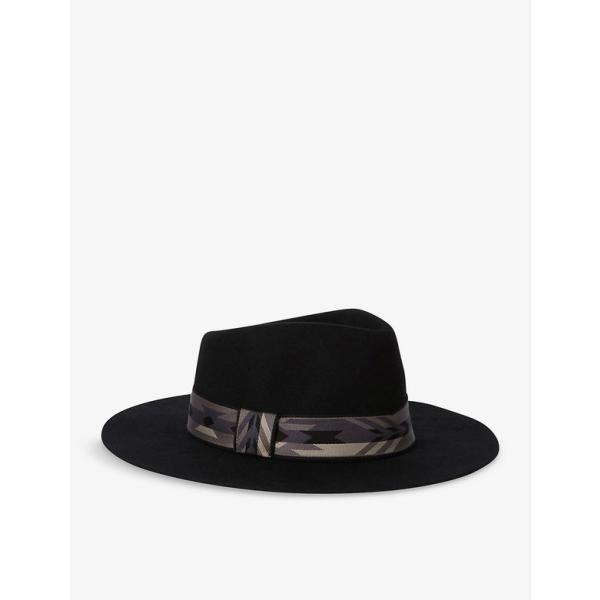 ザ・クープルス レディース 帽子 アクセサリー Grosgrain-ribbon wool