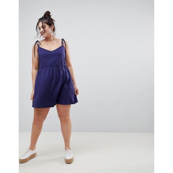 エイソス レディース ワンピース トップス ASOS DESIGN Curve mini smock sundress with tie straps エイソス レディース ワンピース トップス ASOS DESIGN Curve mini smock sundress with tie straps