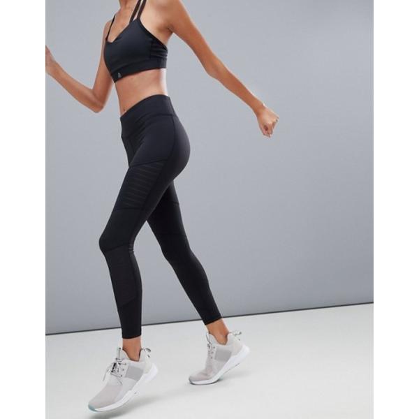 リーボック レディース レギンス ボトムス Reebok Training Mesh Insert Leggings In Black Womensobsession Com Index Php