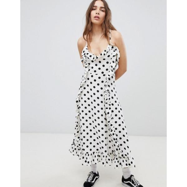スタイルナンダ レディース ワンピース トップス Stylenanda Maxi Dress In Spot Www Fahutan Ipb Ac Id Index Php