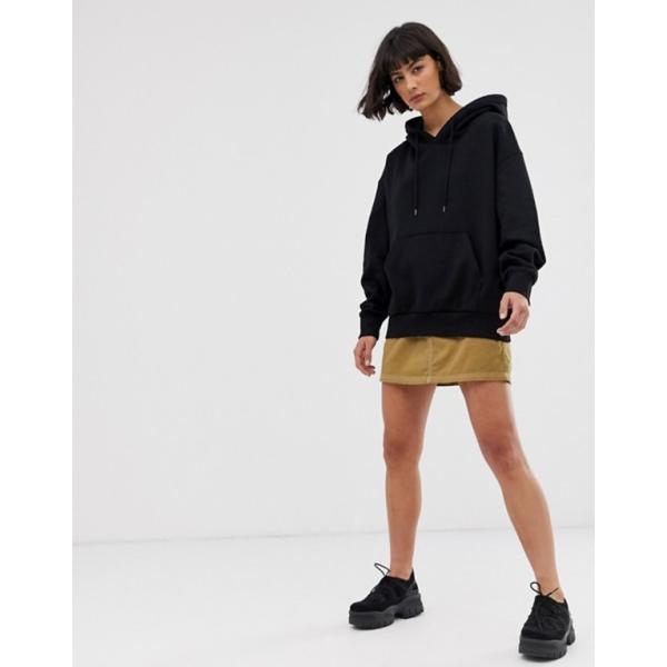 weekday hoodie black