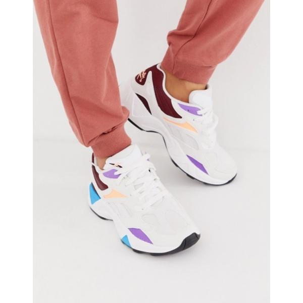 リーボック レディース スニーカー シューズ Reebok Aztrek White 激安通販販売 Sneakers Block 96 Color In