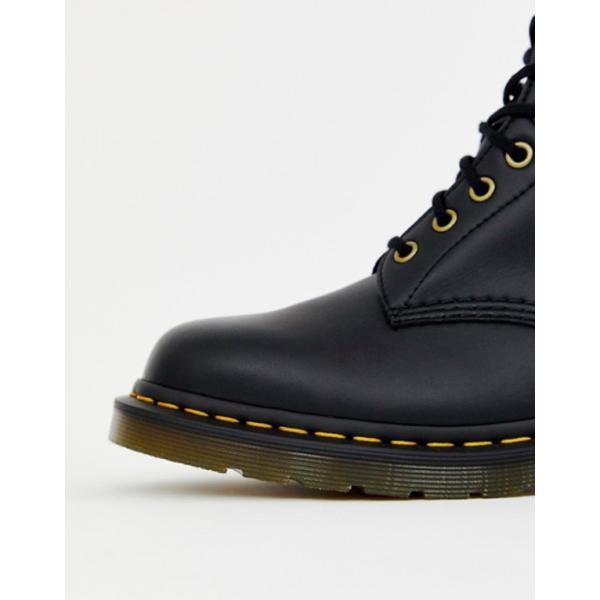 ドクターマーチン メンズ ブーツ レインブーツ シューズ Dr Martens Vegan 1460 8 Eye Boots In Black Prettyfunnyballoons Com