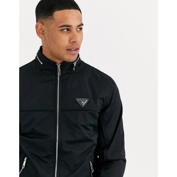 リバーアイランド メンズ ジャケット ブルゾン アウター 安い River Black Racer In Island Jacker