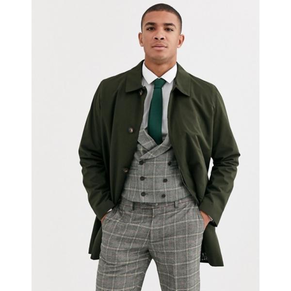 ハリー ブラウン メンズ コート アウター Brown Premium Mac Harry 超安い