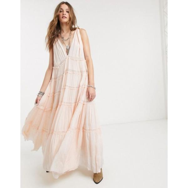 フリーピープル レディース ワンピース トップス Free People Lily The Tiered Valley Maxi 輸入 Dress Of