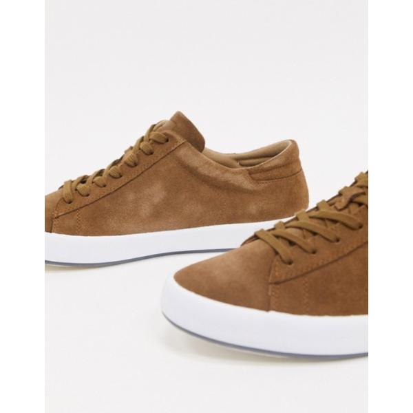 カンペール メンズ 今だけスーパーセール限定 スニーカー シューズ Camper Sneaker Suede Tan In