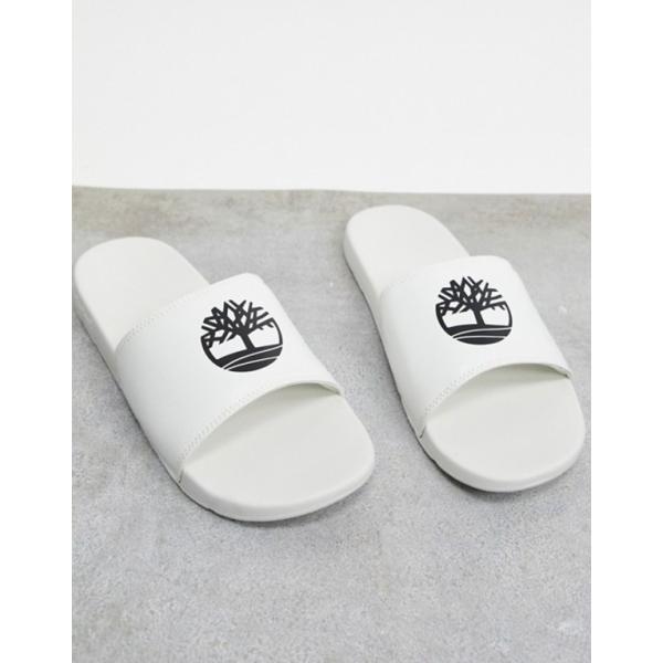 ティンバーランド メンズ サンダル シューズ Sliders White いつでも送料無料 In Timberland