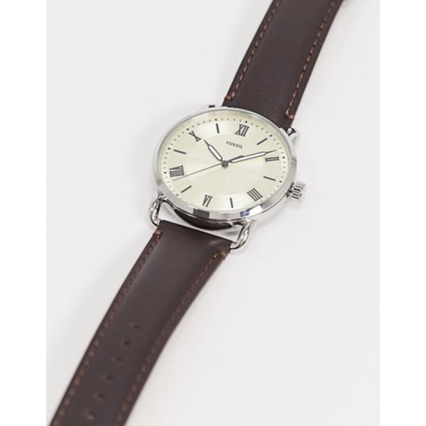 フォッシル メンズ 腕時計 アクセサリー Fossil Watch Brown 物品 Fs5663 Leather Copeland