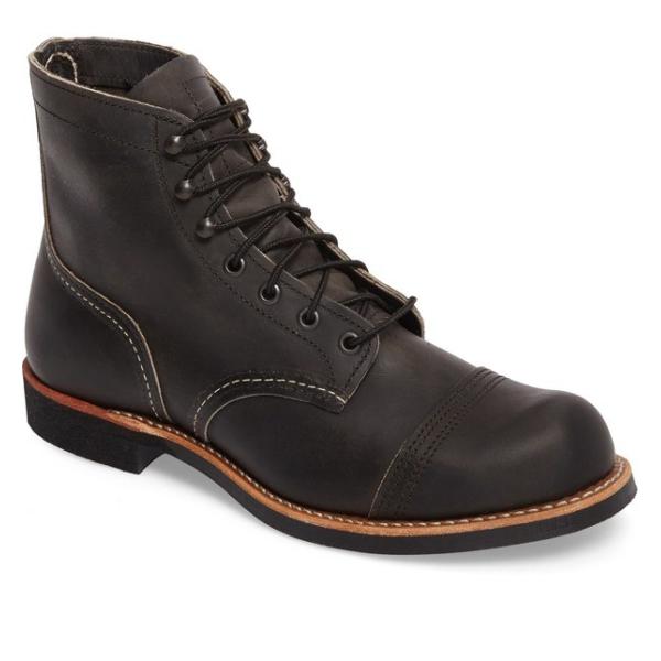 red wing boots toe cap