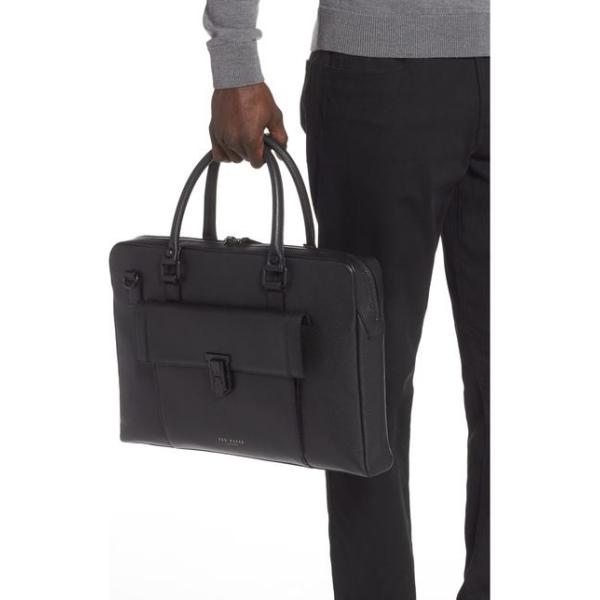 バックパック リュックサック Leather メンズ テッドベーカー バッグ Leather Document Bag バッグ 04 Black リビーダ メンズファッション London Ted Baker ショップ メール便無料