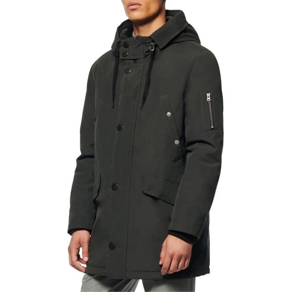 マークニューヨーク メンズ パーカー スウェット アウター メンズファッション New Marc トップス New York Fleece Resistant Water 04 Grey リビーダ ショップ Lined Parka Linstead