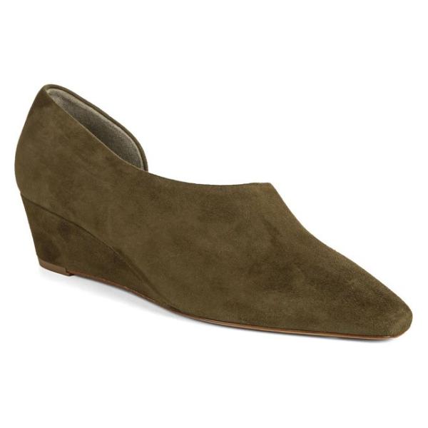 ヴィンス レディース パンプス シューズ Vince Barolo Women 正規激安 Half D Orsay Wedge Pump