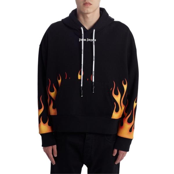 パーム エンジェルス メンズ パーカー 安全 スウェット アウター Palm Angels Firestarter Hoodie Graphic