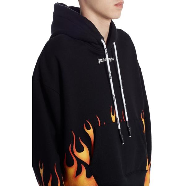 パーム エンジェルス メンズ パーカー 安全 スウェット アウター Palm Angels Firestarter Hoodie Graphic