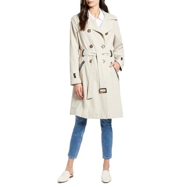 サムエデルマン レディース コート アウター Sam Trench Coat Double セール Breasted Edelman