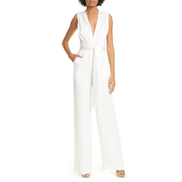 ワンピース Simkhai Simkhai トップス レディース ジョナサンシムカイ Crepe Satin Crepe Jonathan Jumpsuit Jumpsuit ショップ 04 White リビーダ