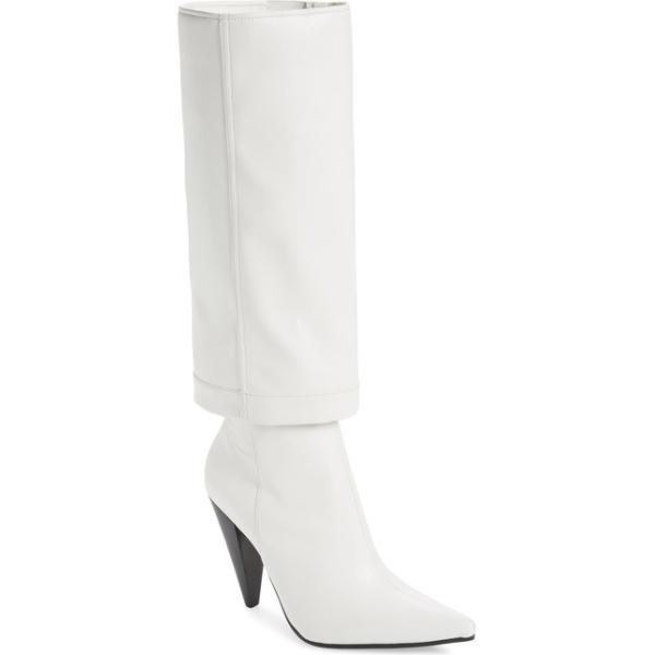 ジェフリー キャンベル レディース ブーツ レインブーツ シューズ Jeffrey Campbell セールsale Off Calf Toe Pointed Sloan Women Wide Boot