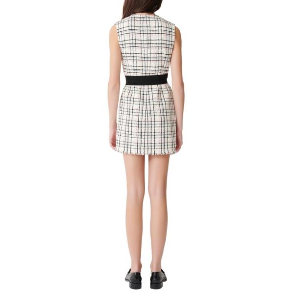 マージュ レディース ワンピース トップス Maje Rianey 期間限定特価品 Cotton Sleeveless Tweed Dress Blend