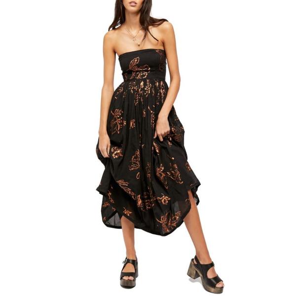 フリーピープル レディース ワンピース トップス Free People Strapless Baja Midi 新作 大人気 Dress Babe