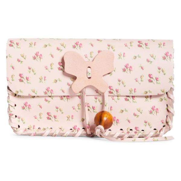 アナスイ レディース ハンドバッグ バッグ Anna Sui 70 Offアウトレット Print Clutch Floral Leather Corine