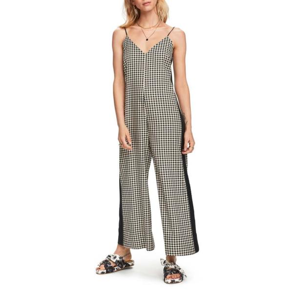 スコッチアンドソーダ レディース ワンピース 新作販売 トップス Scotch Amp Stripe Side Soda Jumpsuit Check