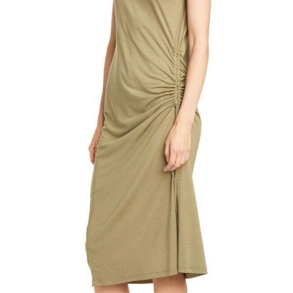 ラグアンドボーン レディース ワンピース トップス 並行輸入品 Rag Amp Midi Boe Dress T Shirt Ina Ruched