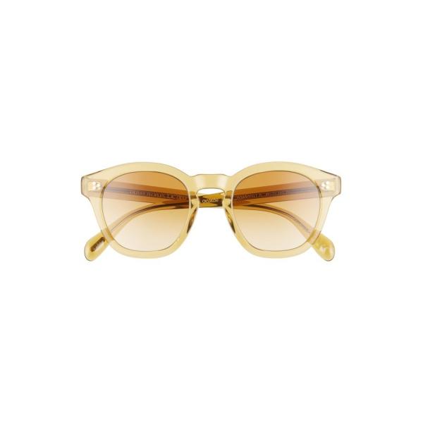 オリバーピープルズ メンズ サングラス アイウェア アクセサリー Oliver Peoples Sunglasses 感謝価格 48mm Boudreau Round