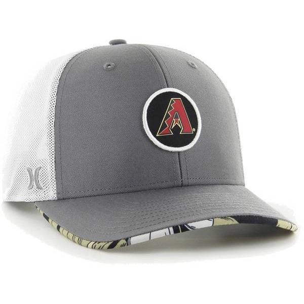 最高の品質の Arizona Men's '47 x Hurley アクセサリー 帽子 メンズ フォーティーセブン Diamondbacks Hat  Adjustable MVP Paradise Gray Dark ニット帽、ビーニー サイズ:No-Size - camassc.com.br