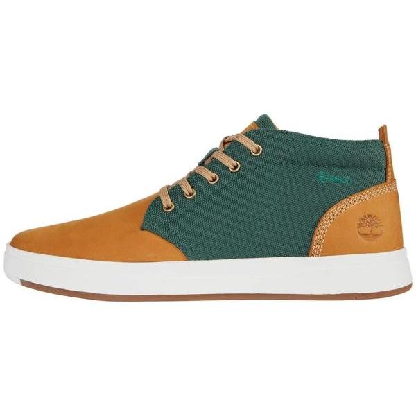 ティンバーランド メンズ スニーカー シューズ Davis Chukka Amp Fabric Leather Square 返品交換不可