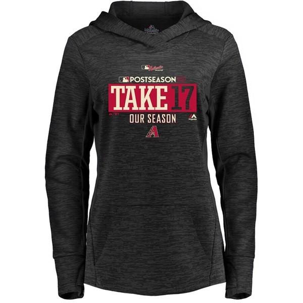 マジェスティック レディース パーカー スウェット アウター Arizona Diamondbacks Participant Majestic Postseason Women S 17 Fleece 訳あり商品 Streak