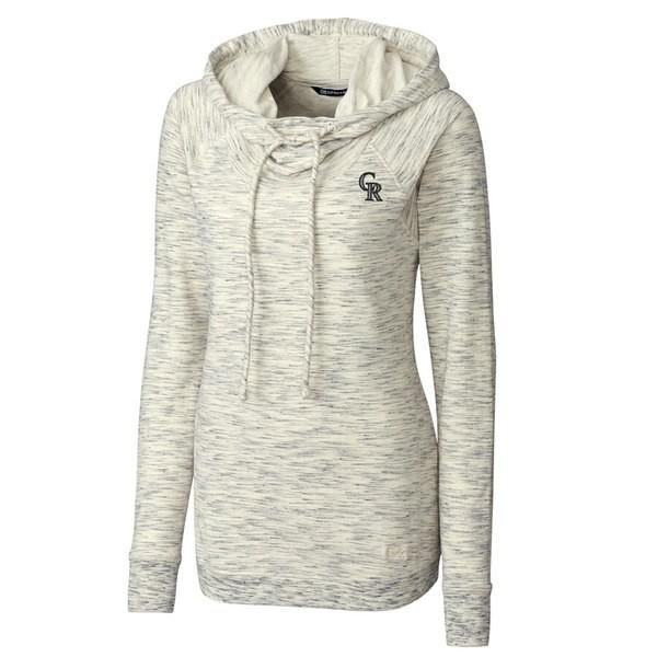 カッターアンドバック レディース パーカー スウェット アウター Colorado Rockies Cutter Buck Women S Long Sleeve Tie Breaker Pullover Hoodie Archangelbrow Com