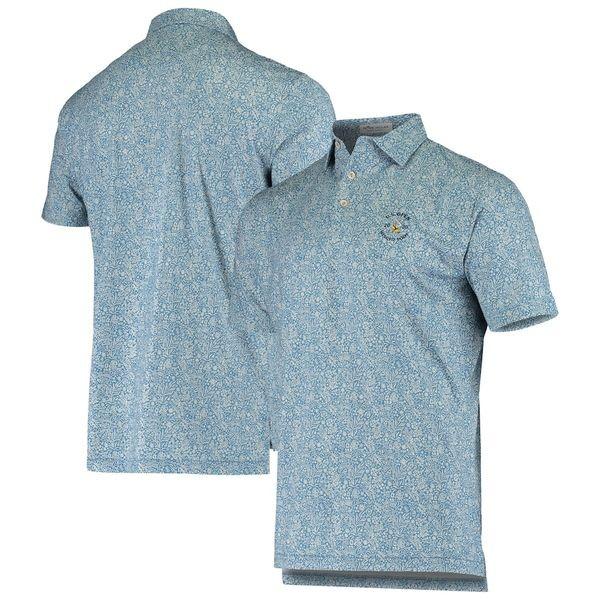 ピーター ミラー メンズ ポロシャツ トップス Men S U S Open Peter Millar Blue Fairview Floral Performance Polo 7pixelsadv Com