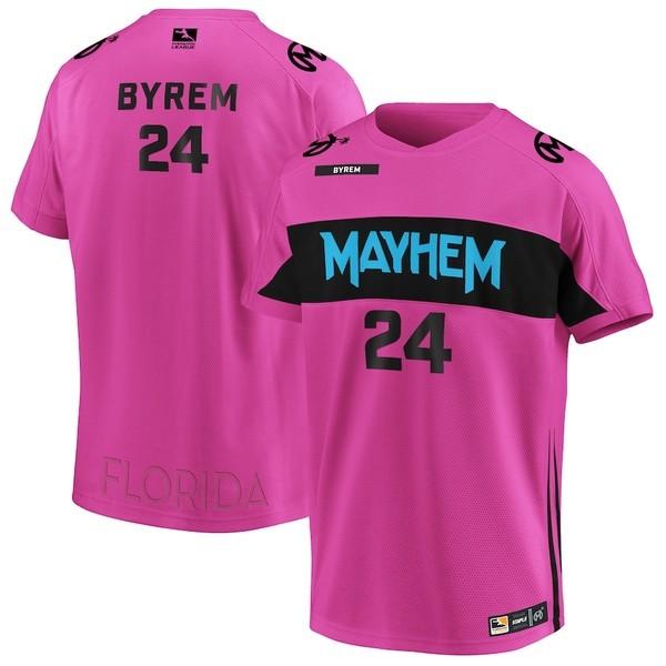 ステイプル メンズ Tシャツ トップス Byrem Florida Mayhem Staple Authentic Home Player Jersey Mindflix360 Com