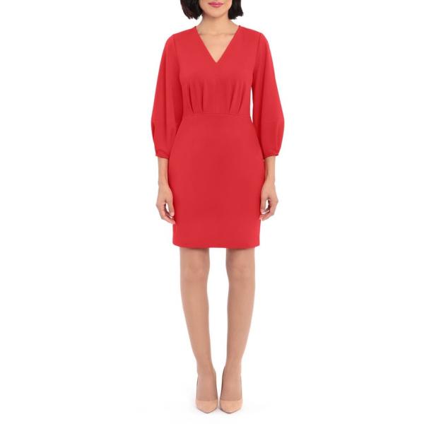 ネット特売中 ドナモーガン レディース Dress ワンピーススーツ ワンピース Dress 43 ドナモーガン トップス V Neck Pleated Dress 43 リビーダ ショップ 販売の最低価格