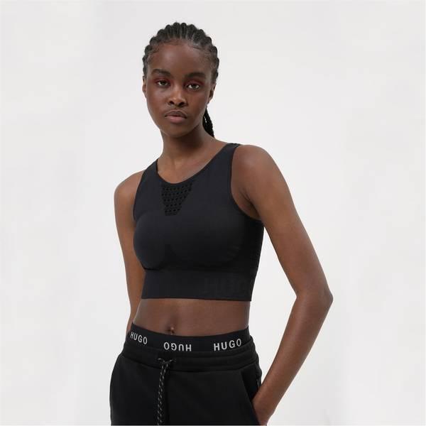 通販でクリスマス フューゴ レディース Top Crop Active Dalison Hugo トップス シャツ 長袖 サイズ 10 M Tienda Ojuhu Com