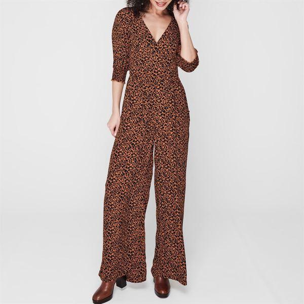スコッチアンドソーダ レディース Animal ワンピース トップス ビジネススーツ Animal ショップ Jumpsuit 71 Printed リビーダ ファッション Print 限定完売モデル