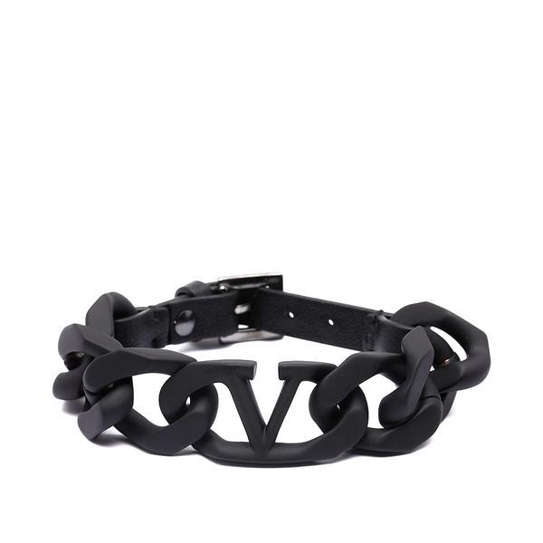 ヴァレンティノ メンズ ブレスレット・バングル・アンクレット アクセサリー Valentino V Logo Chain Bracelet
