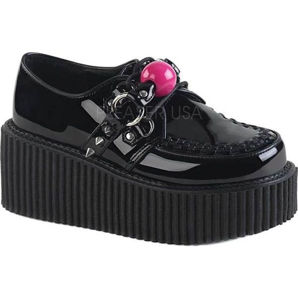 デモニア レディース オックスフォード シューズ Creeper 222 Oxford Andwaffles Com