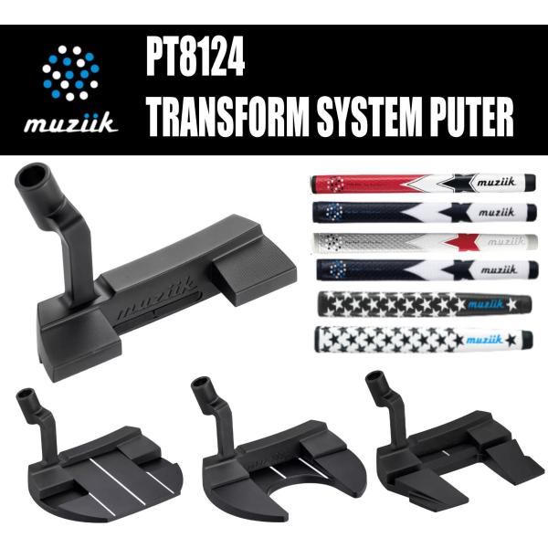 muzhik パター カスタムパター ムジーク トランスフォームシステムパター PT8124 本体＋マレット