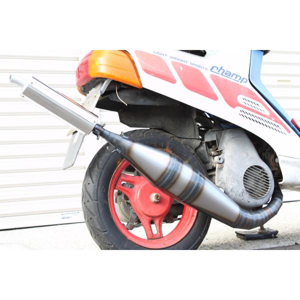 数量限定!rb-works製☆新品☆チャンプ80 ジョグ80 チャンプボアアップ用　縦置き☆レーシングチャンバー（マフラー　YAMAHA）