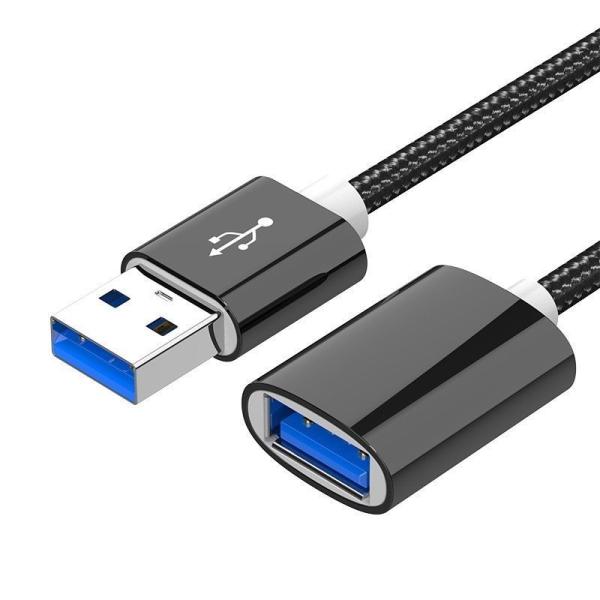 USBポートをうまく活用可能なUSB延長ケーブルです。パソコンの背面や側面の挿し込みにくいUSBポートを手元で抜き挿し用、USBポートから離れて機器を接続用、ケーブルが足りなくて延長用、設置場所を変えて好きな場所に置ける用などに最適です。【...