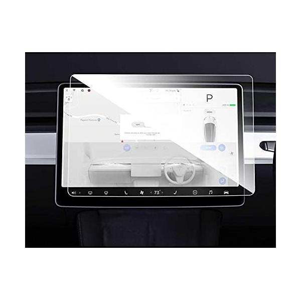 人気アイテムruiya PET製フィルム テスラモデル3 2021 専用 カーナビ 保護フィルム 15インチ Tesla Model3 2021 パーツ 汚れ防止 4H 貼?