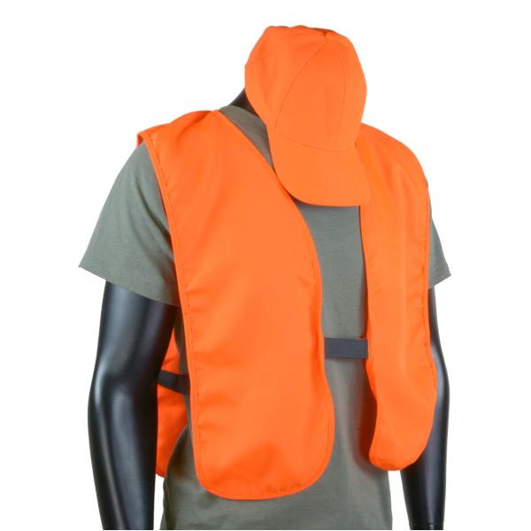 Allen ハンティングベスト ALLEN 狩猟ベスト＆帽子セット 狩猟オレンジ Allen ハンターベスト